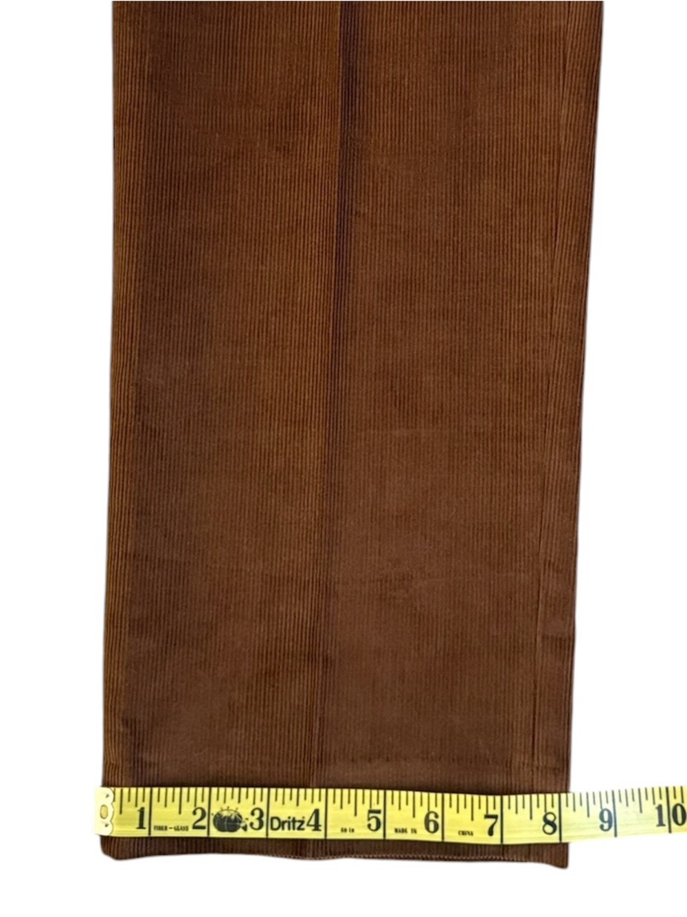 Lauren Ralph Lauren Chestnut Brown Corduroy Flat Front Trouser Pants 38x32 - Picture 13 of 14